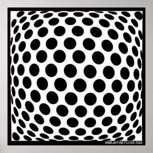 Madison Op Art Poster ポスター