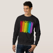 Madison Skyline LGBT Pride スウェットシャツ (正面フル)