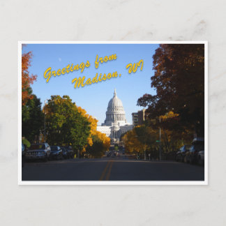 Madison, WIからのご挨拶 ポストカード