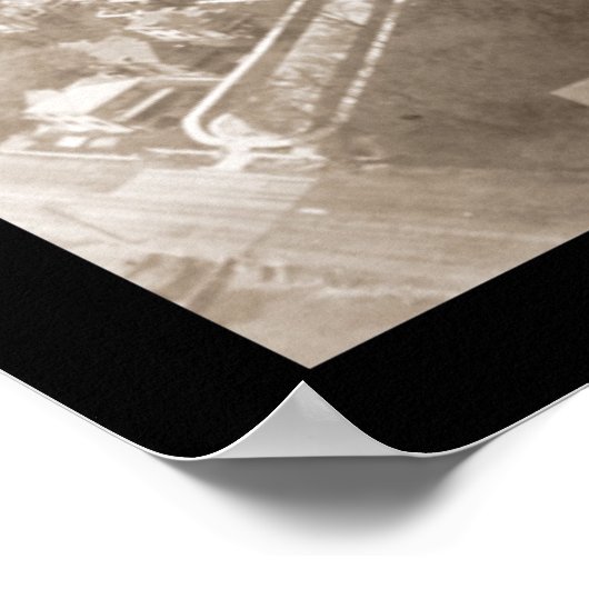 Madison WI航空写真1908 ポスター (角)