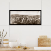 Madison WI航空写真1908 ポスター (キッチン)