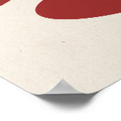 Madison, Wisconsin Vintage Athletic-Style Poster ポスター (角)