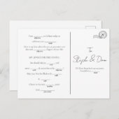 MadLibゲーム – 婚約,さよならパーティー, シーズンポストカード (正面/裏面)