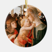 Madonna and Child | Botticelli セラミックオーナメント (正面)