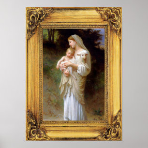 Madonna and Child Christmas ポスター