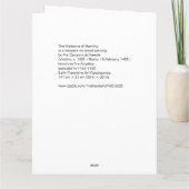 Madonna and Child Holiday Christmas Card カード (裏面)