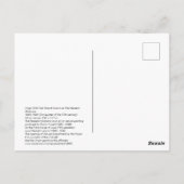 Madonna and Child Holiday Christmas postcard ポストカード (裏面)