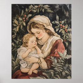 Madonna and Child Vintage ポスター