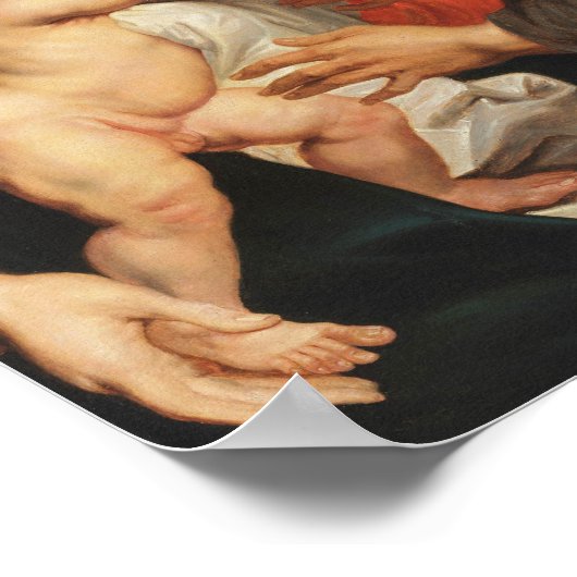 Madonna and Child with Saint Anne ポスター (角)