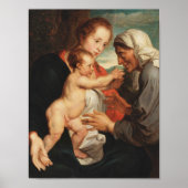 Madonna and Child with Saint Anne ポスター (正面)