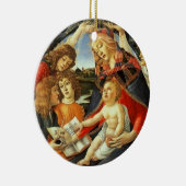 Madonna by Botticelli. Christmas Gift Ornament セラミックオーナメント (右)