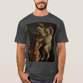 Madonna &Child with the Infant St John the Baptist Tシャツ