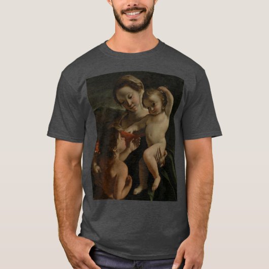Madonna &Child with the Infant St John the Baptist Tシャツ (正面)