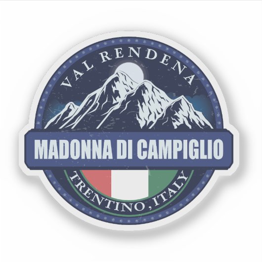 Madonna Di Campiglio, Italy  シール (正面)