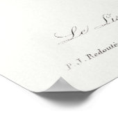 Madonna Lily from Choix ,Redouté.  ポスター (角)