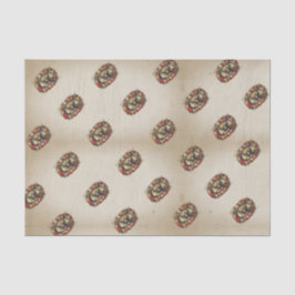 Madonna – Maria – Blumenkranz – Shabby chic 薄葉紙