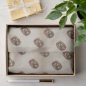 Madonna – Maria – Blumenkranz – Shabby chic 薄葉紙 (ギフト)