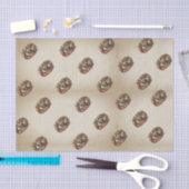 Madonna – Maria – Blumenkranz – Shabby chic 薄葉紙 (クラフト)