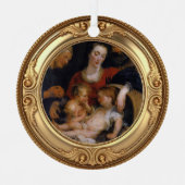 Madonna of the Basket St John Baptist Jesse Tree メタルオーナメント (正面)