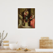 Madonna of the Harpies, 1517 (oil on panel) ポスター (キッチン)