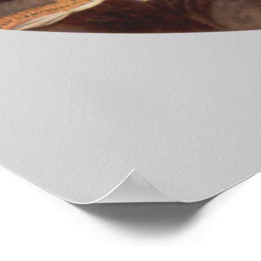 Madonna of the Magnificat by Sandro Botticelli ポスター (角)