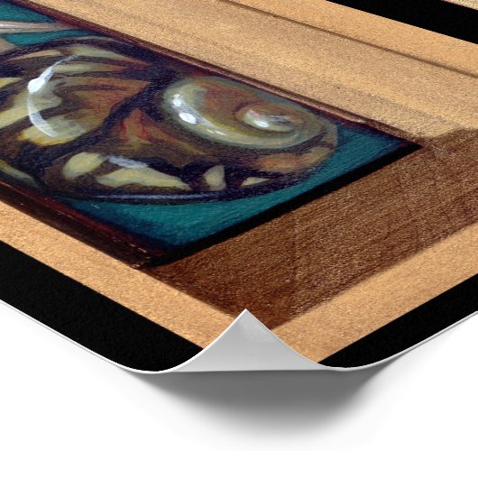 Madonna of the Shells ART PRINT - gothic triptych ポスター (角)