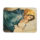 Madonna of the streets - Roberto Ferruzzi マグネット (横)