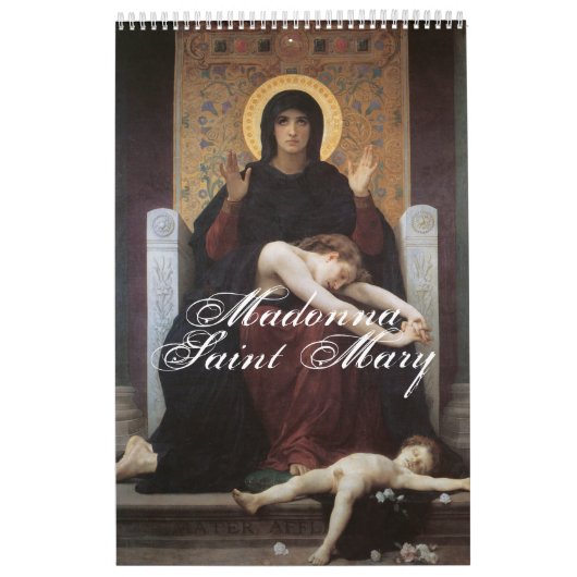 Madonna – Saint Mary – Maria – Gottesmutter カレンダー (カバー)