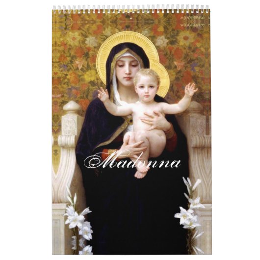 Madonna – Saint Mary – Maria – Gottesmutter カレンダー (カバー)