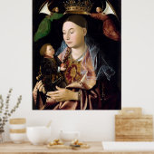 Madonna Salting – Antonello da Messina ポスター (キッチン)