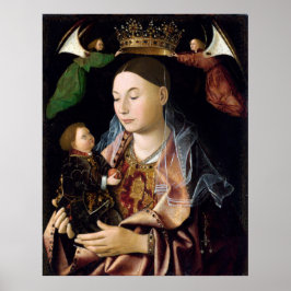 Madonna Salting – Antonello da Messina ポスター