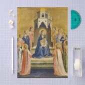 Madonna with Child and Twelve Angels by Angelico   薄葉紙 (クラフト)