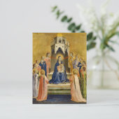 Madonna with Child and Twelve Angels, Fra Angelico ポストカード (スタンド正面)