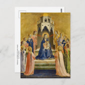 Madonna with Child and Twelve Angels, Fra Angelico ポストカード (正面/裏面)