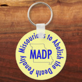 MADPキーチェーン、黄色 キーホルダー (正面)
