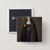 MadreマリアJeronima de la Fuente 1620年 缶バッジ (正面&裏面)