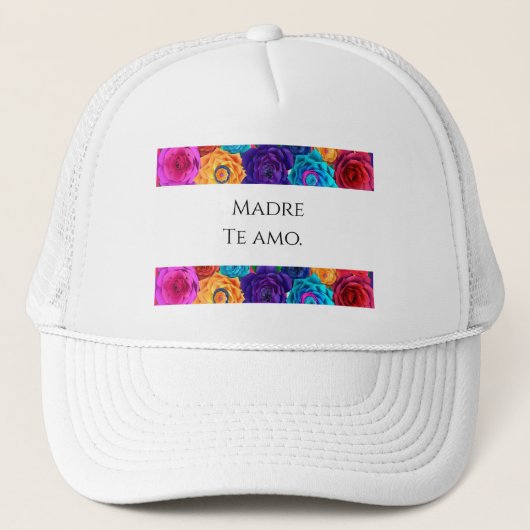 "Madre Te Amo" - 母の日ハット キャップ (正面)