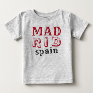MADRIDスペインのシャツ&ジャケット ベビーTシャツ