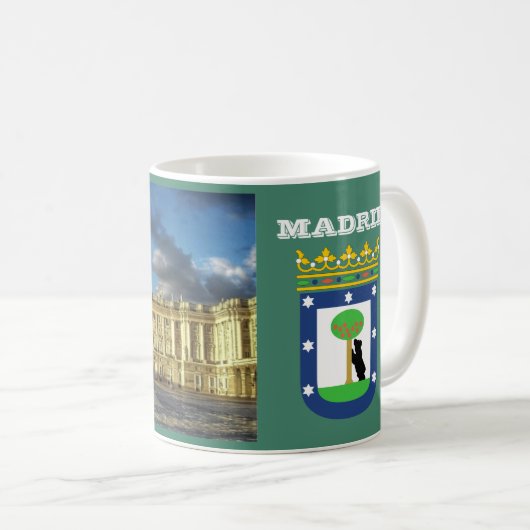 Madrid*国民宮殿のコーヒー・マグ コーヒーマグカップ (正面右)