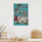 Madrid Art Spain Print Spanish Painting Iberia ポスター (キッチン)