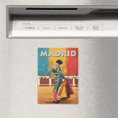 Madrid Bullfighter Spain Travel マグネット (インサイチュ (食洗機))