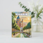 Madrid, cité envoûtante, où l'on aime s'égarer ポストカード (スタンド正面)