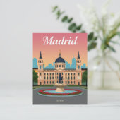 Madrid City Hall Palace & Fountain ポストカード (スタンド正面)