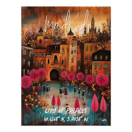 Madrid: Ciudad de Palacios ポスター (正面)