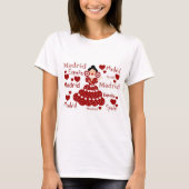 Madrid España muñeca flamenca Tシャツ (正面)