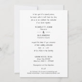 Madrid Gran Vía Colorful Cityscape Wedding Couple 招待状 (裏面)