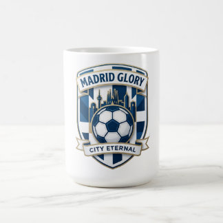 Madrid Majestic Skyline Glory, Soccer Heritage Fan コーヒーマグカップ