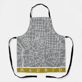 Madrid map エプロン (正面)