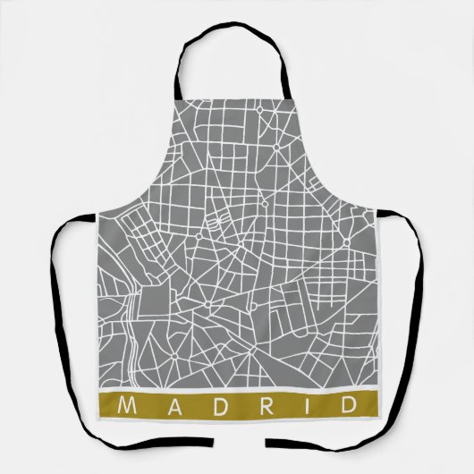 Madrid map エプロン (正面)