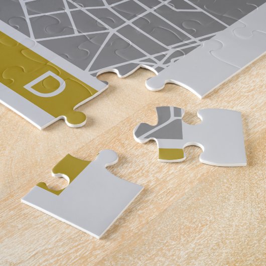 Madrid map ジグソーパズル (側面)